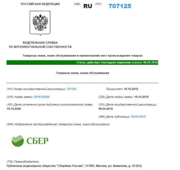 Роспатент зарегистрировал SberX – новый товарный знак Сбербанка 